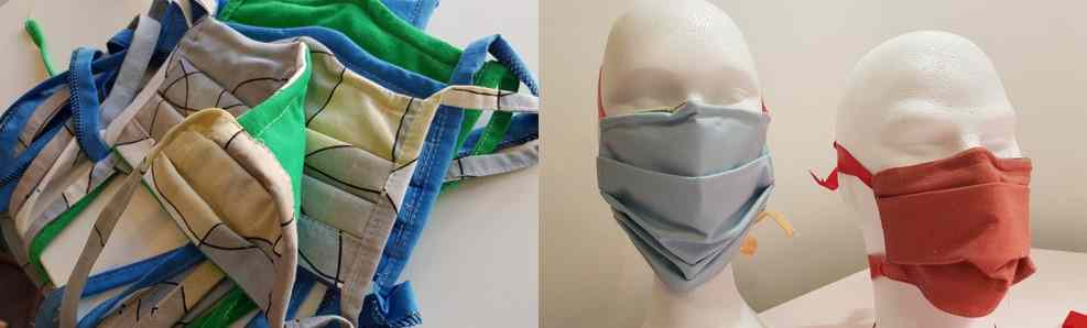 masques covid en tissu